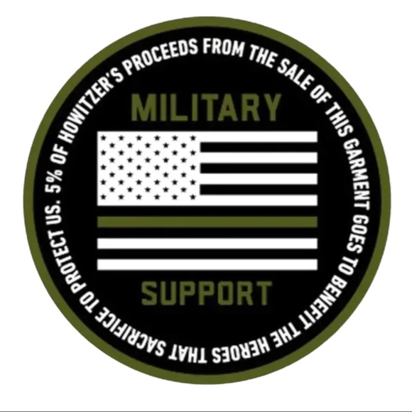 Howitzer Style Men's T-Shirt VALHALLA Military Grunt MFG Red S-3XL - Picture 5 of 12